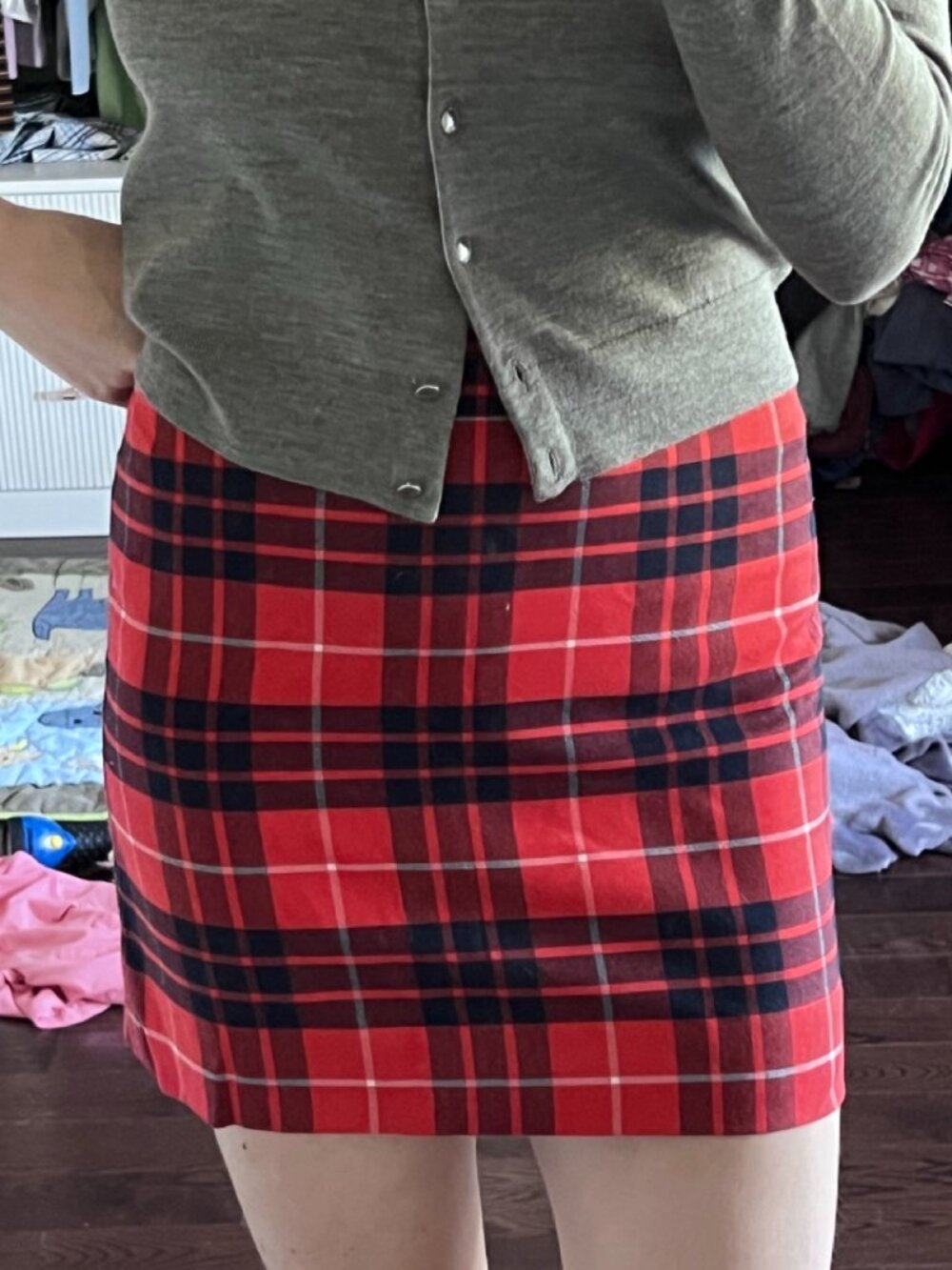J. Crew Plaid Tartan Mini Skirt